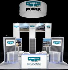 EvapTech Booth at POWER-GEN 2015
